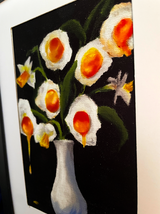 Eggs & Daffodils  - 4x6 inch (Unframed)