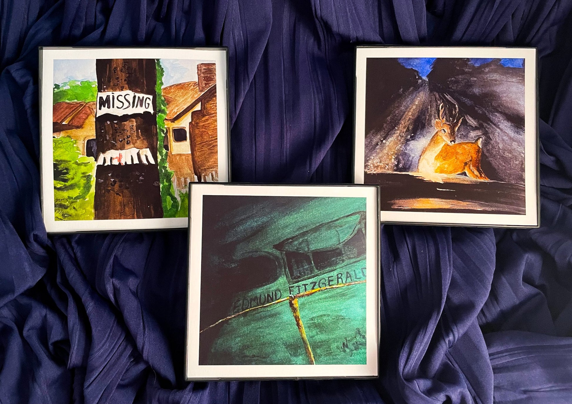 Midwestern Goth Mini Print Pack of 7 - 4x4 (Unframed) - Wild Jam ArtWild Jam Art