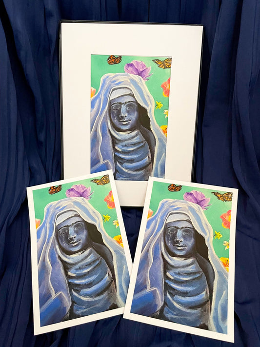 Mother Mary - 4x6 inch (Unframed) - Wild Jam ArtWild Jam Art