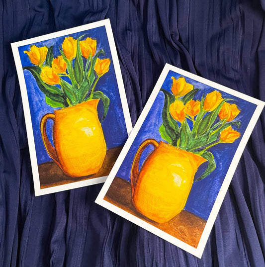 Tulips - 4x6 inch (Unframed) - Wild Jam ArtWild Jam Art